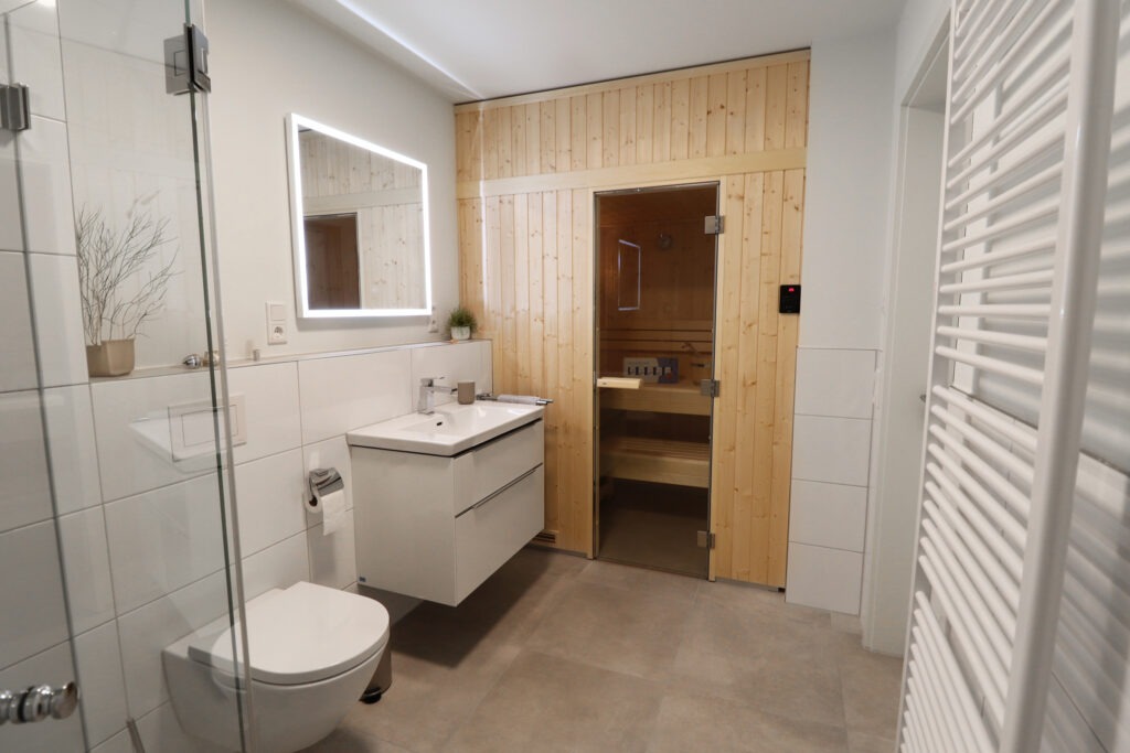 Deichloft 2 – Exklusive Ferienwohnung an der Nordsee 4 BadezimmerFoto2