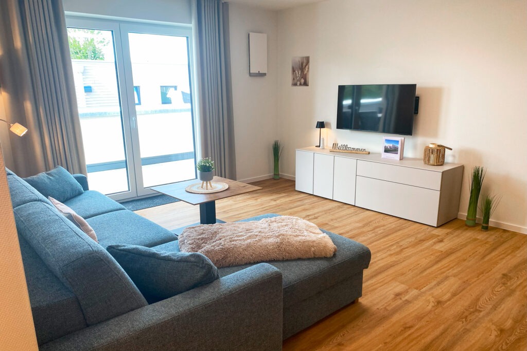 Deichloft 2 – Exklusive Ferienwohnung an der Nordsee 5 WohnbereichFoto1 1